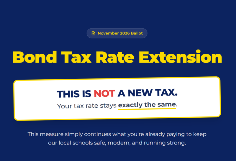 blue flyer for bond extension