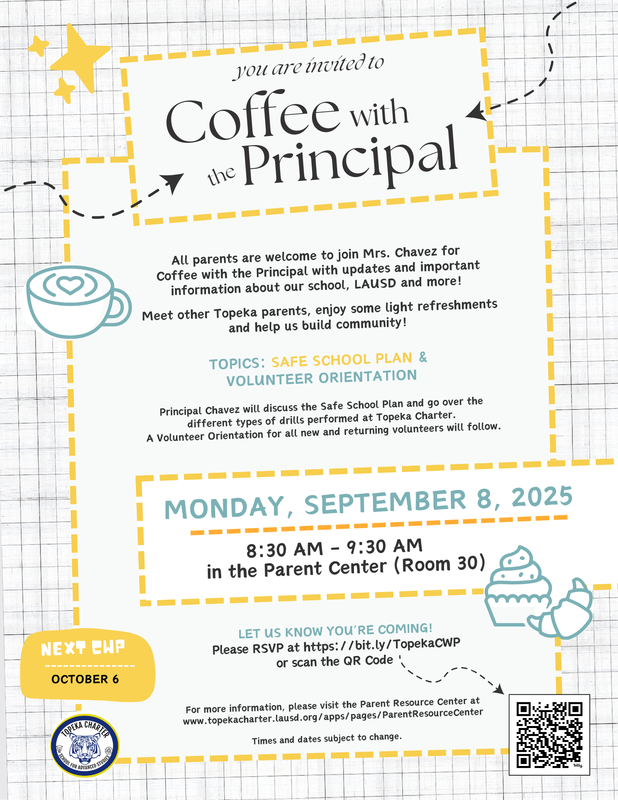 Coffee with the Principal flyer