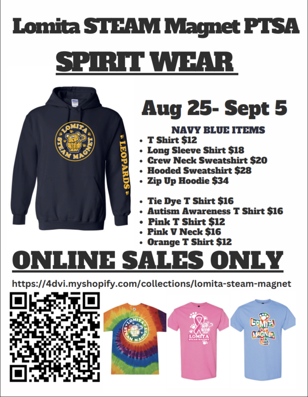 Spirit Wear 25-26