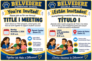 Title I Annual Parent Meeting Flyer