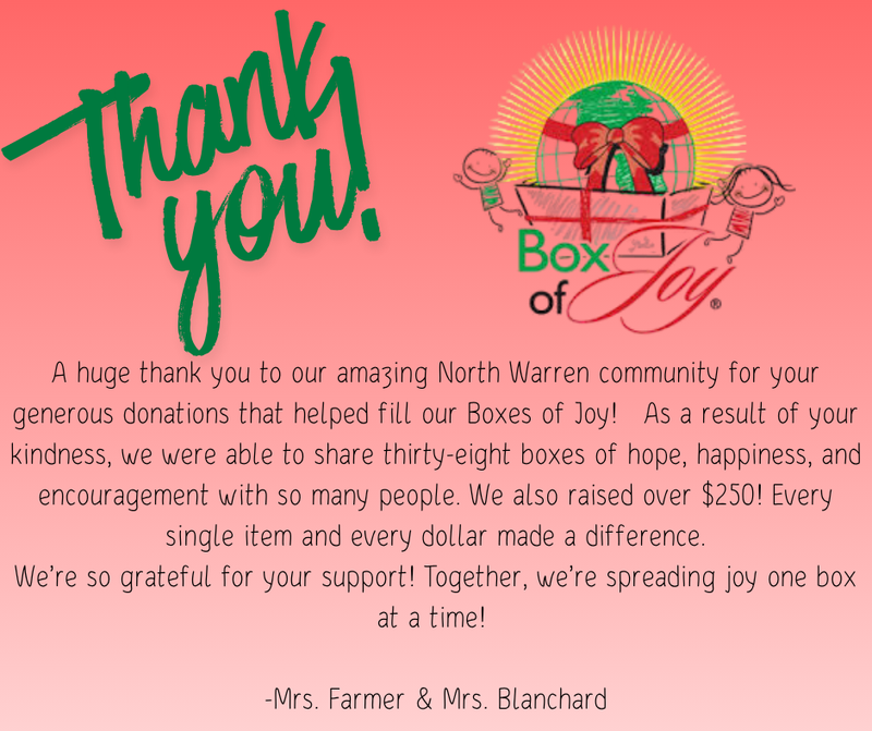 Thank you - Box of Joy!