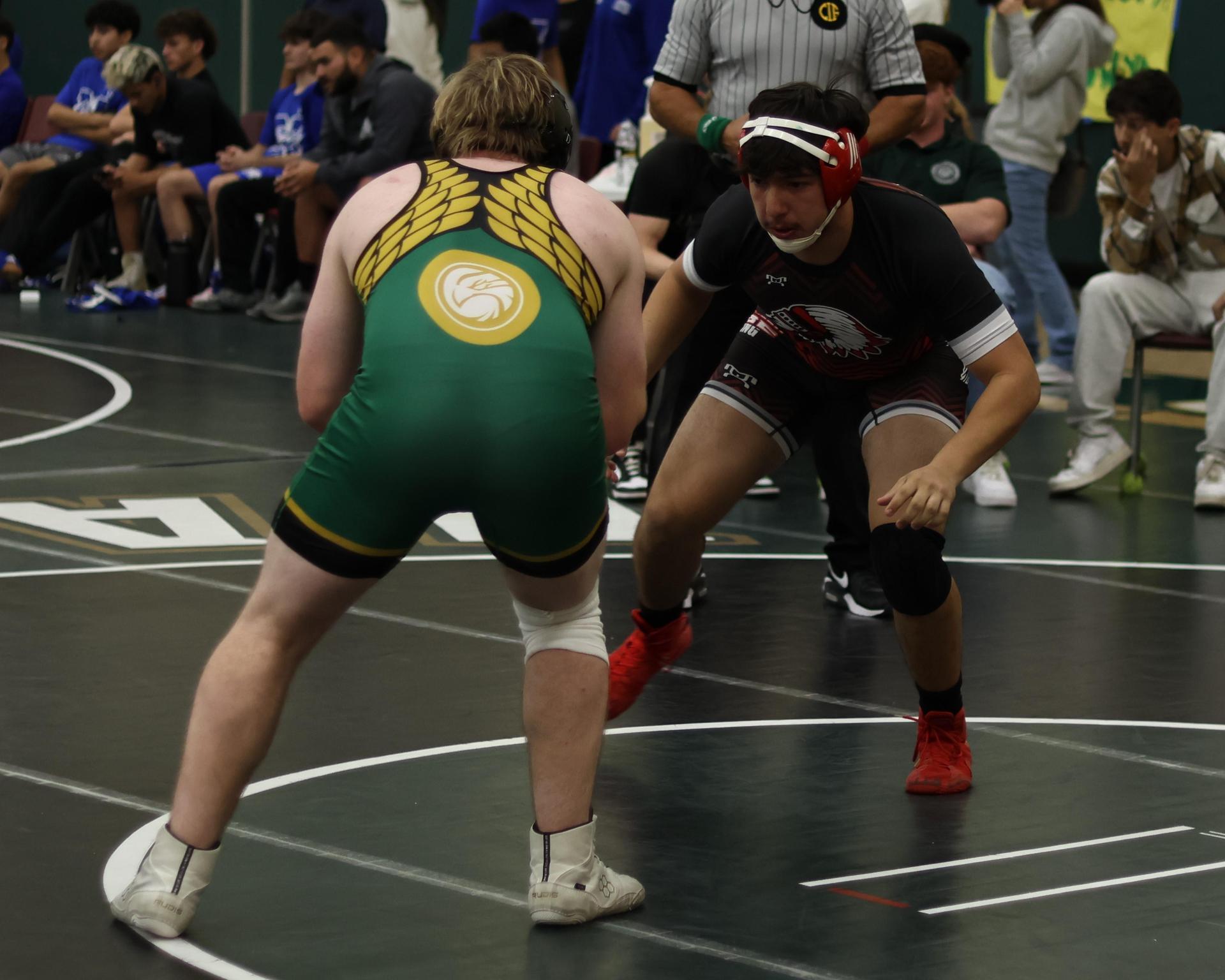 boys wrestling at liberty duals
