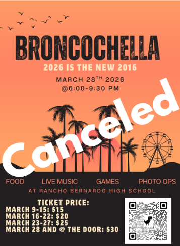 Broncochella is canceled.