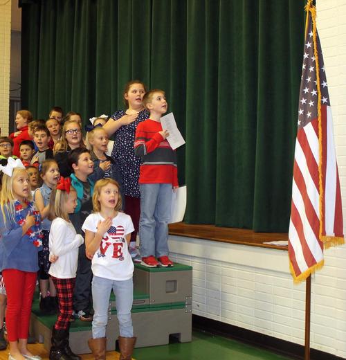 East Cheatham Elementary School Veterans Day program.