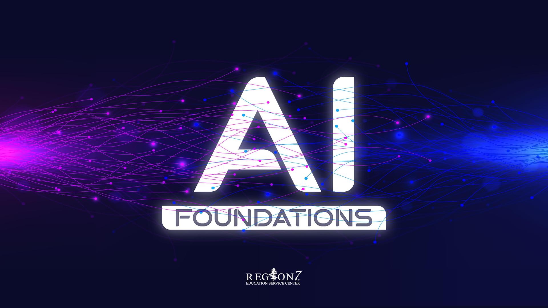 Graphic promoting AI Foundation workshops