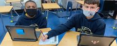 Mrs. Hill's class working on