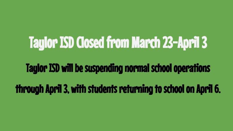 school closed until April 6th