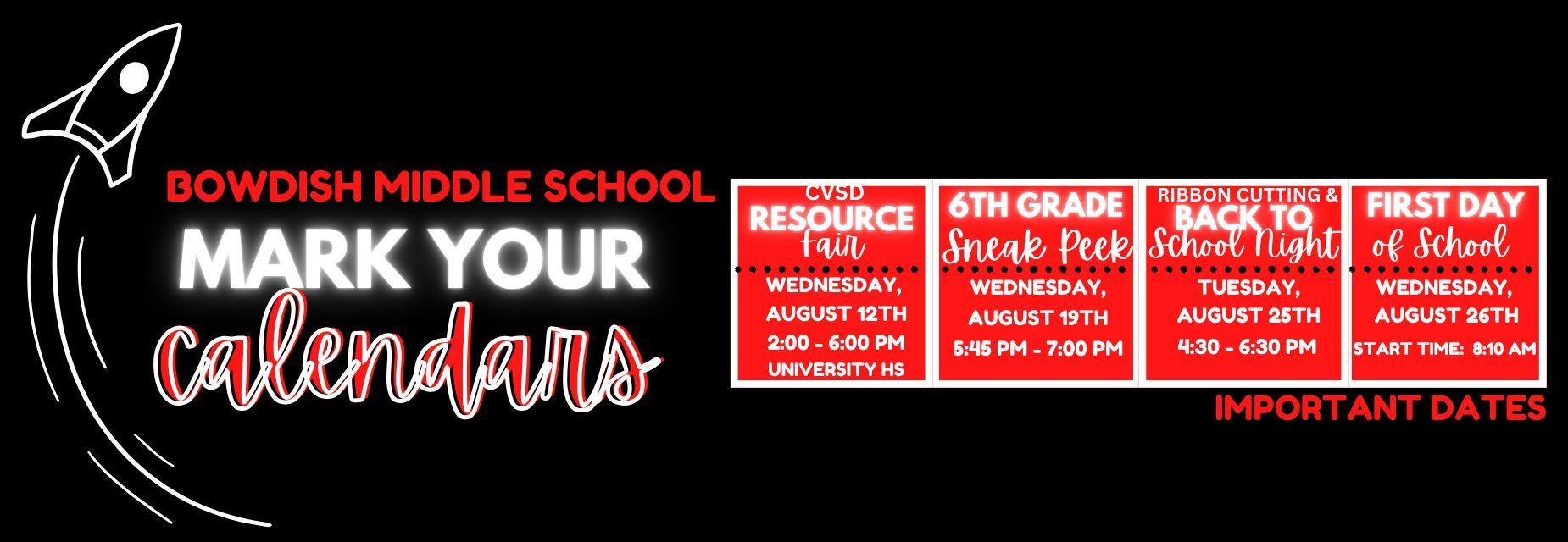 Save the Dates