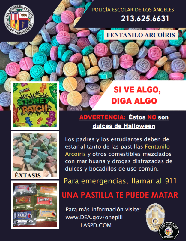 Candy Warning Spanish