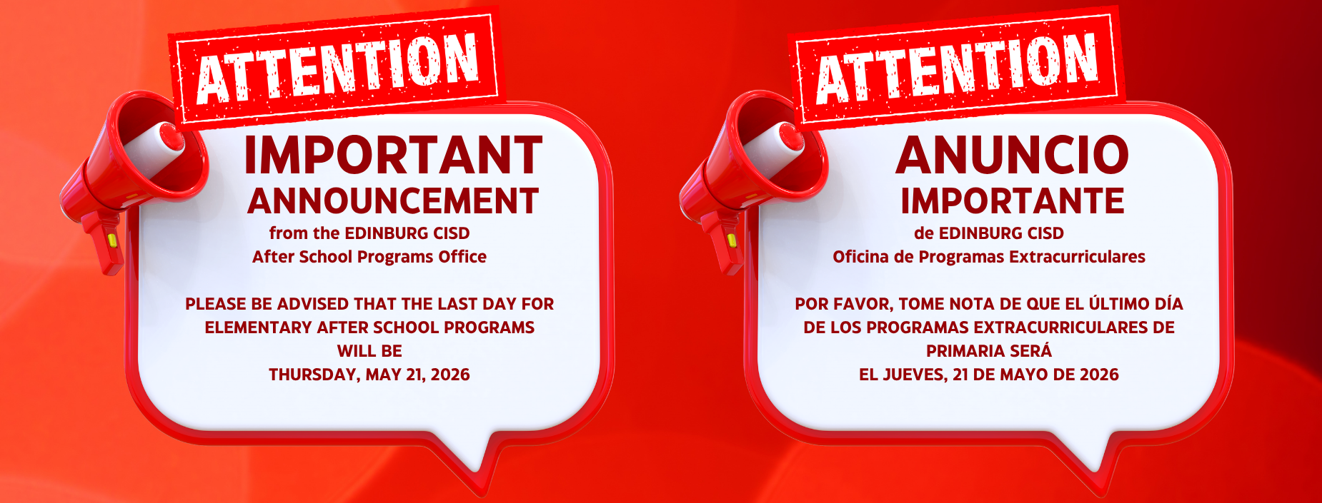 Important Announcement ASP Program last day May 21, 2026