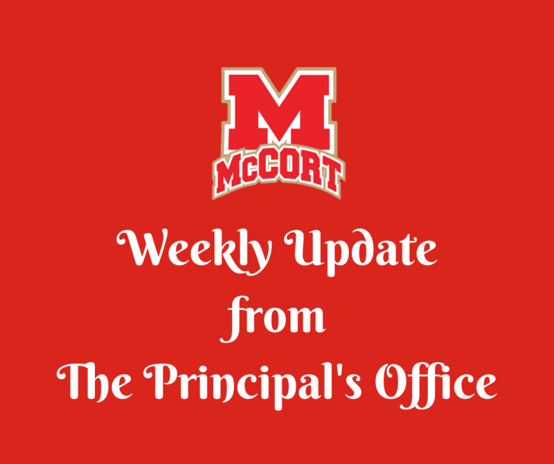 Weekly Update from the Principal's Office Thumbnail Image