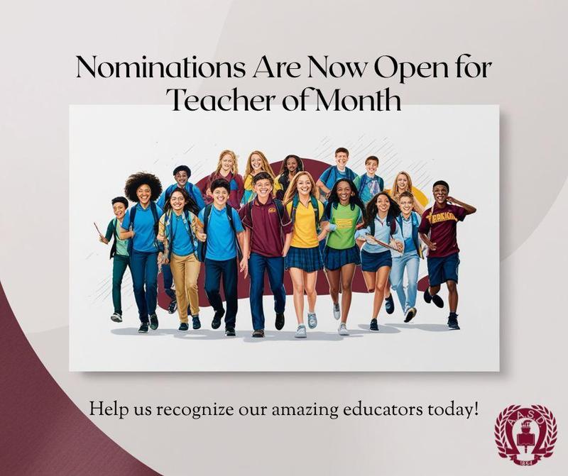 Teacher of the Month Nomination