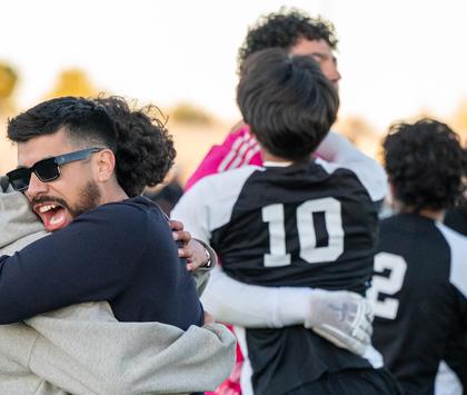 Boys soccer team wins semi-finals game against Oakwood, February 21, 2026