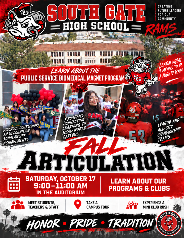 Fall Articulation Flyer