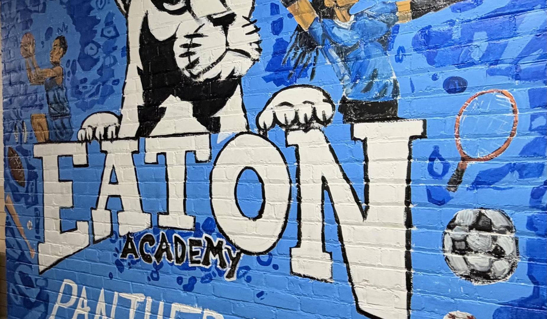gym mural