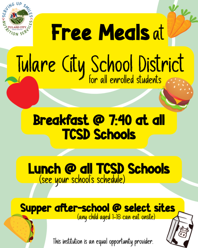 Free Food for TCSD Students
