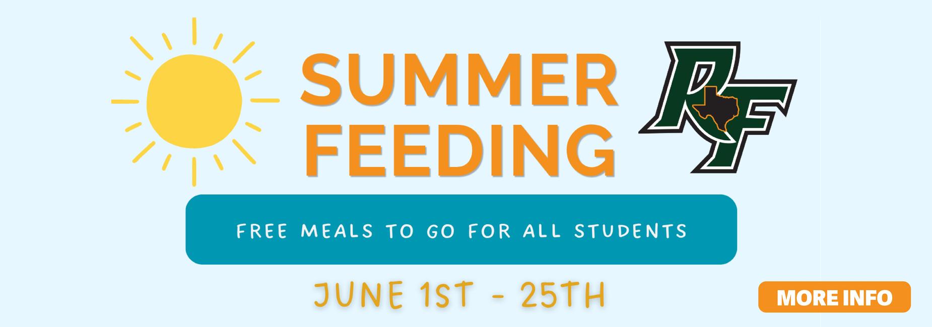 Summer Feeding Program - June 1 - 25