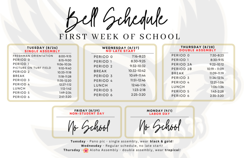 first week of school