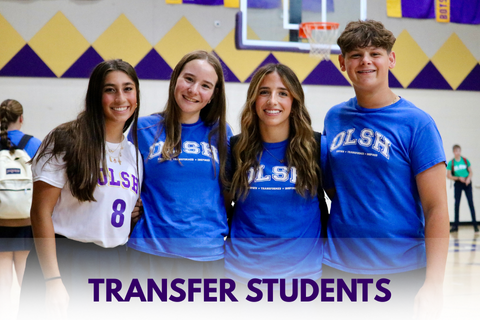photo of four OLSH students