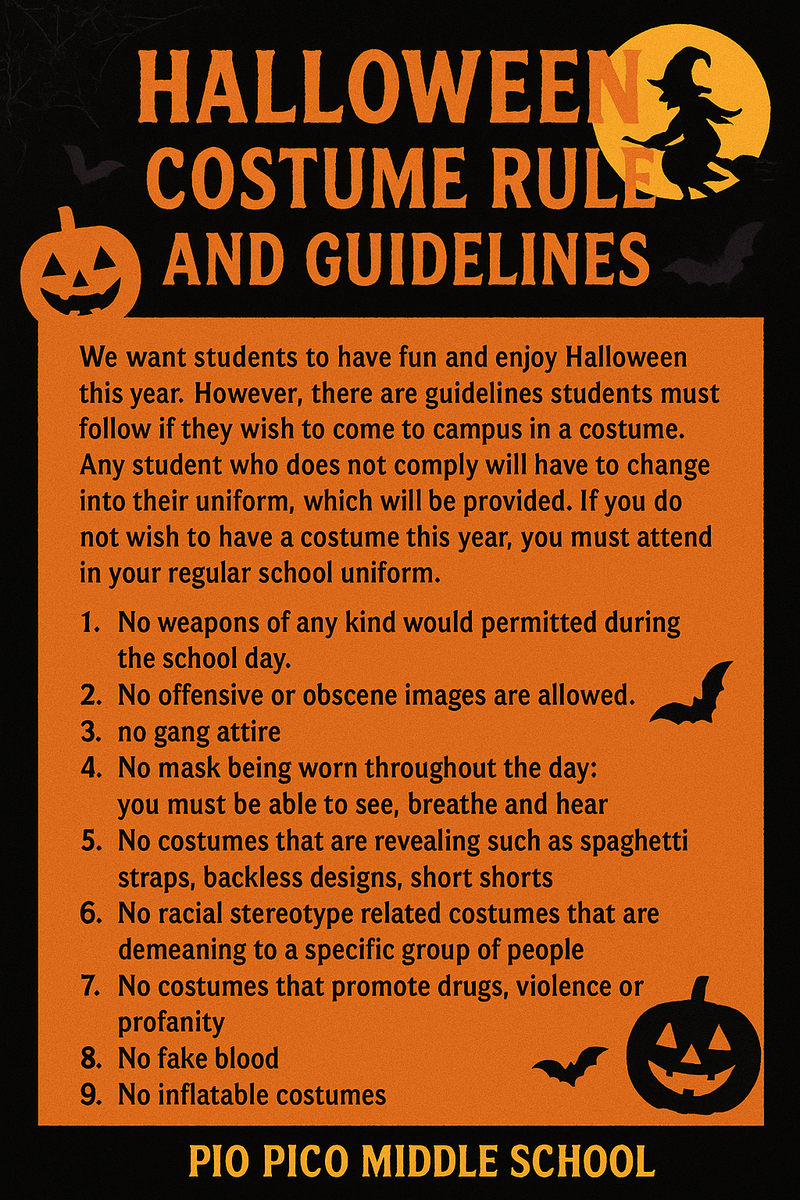 Halloween Rules/Reglas