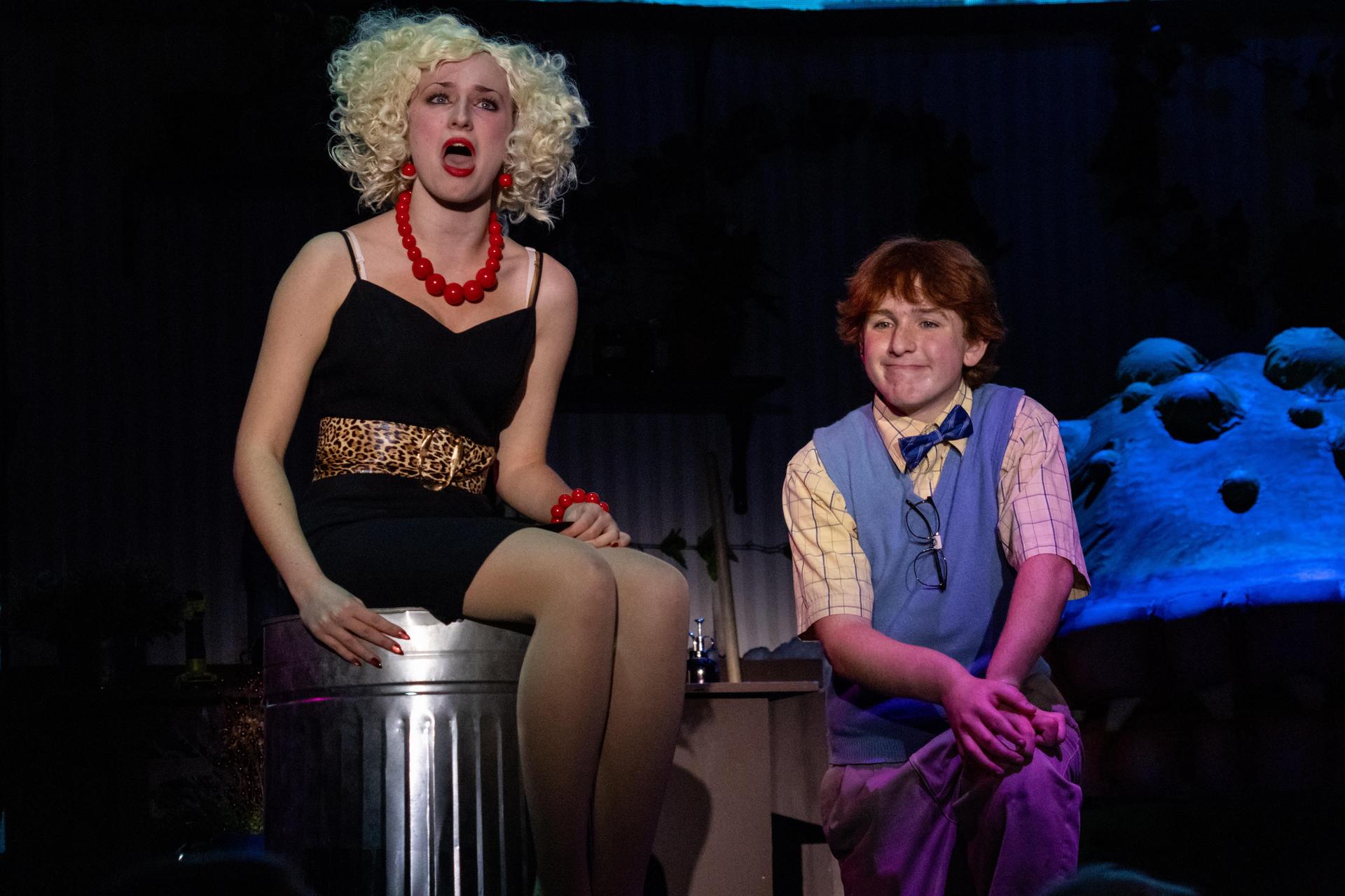 A scene from Little Shop of Horrors