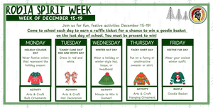 Spirit Week Flyer december 15-19