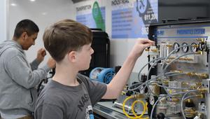 Career & Technical Education labs at Eagleville School.