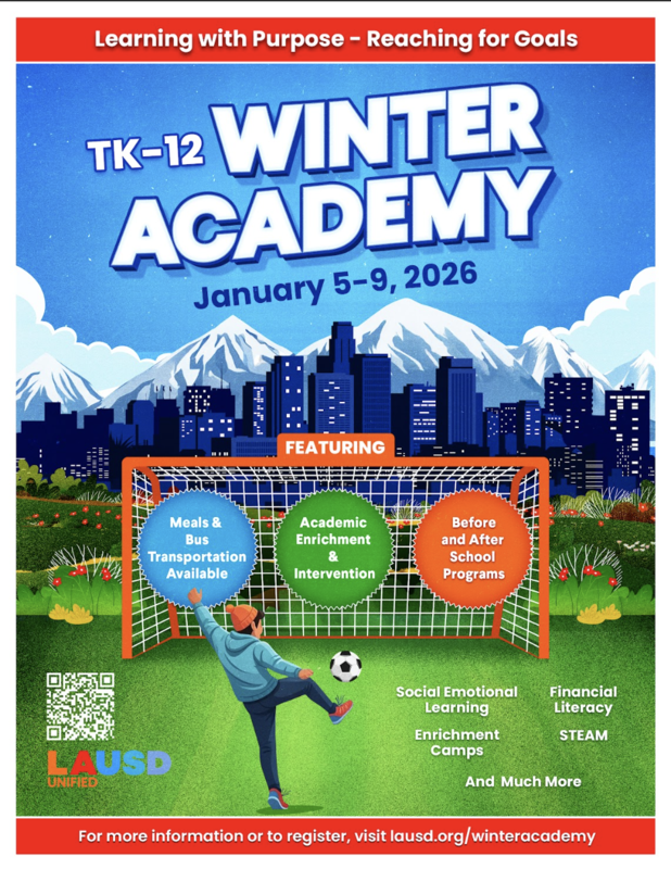 Winter Academy flyer