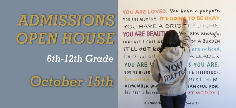 6th-12th grade Open House
