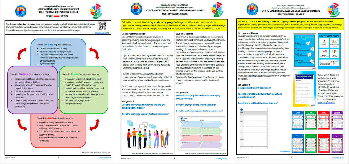 Multilingual Multicultural Academic Language – Instruction – Region South
