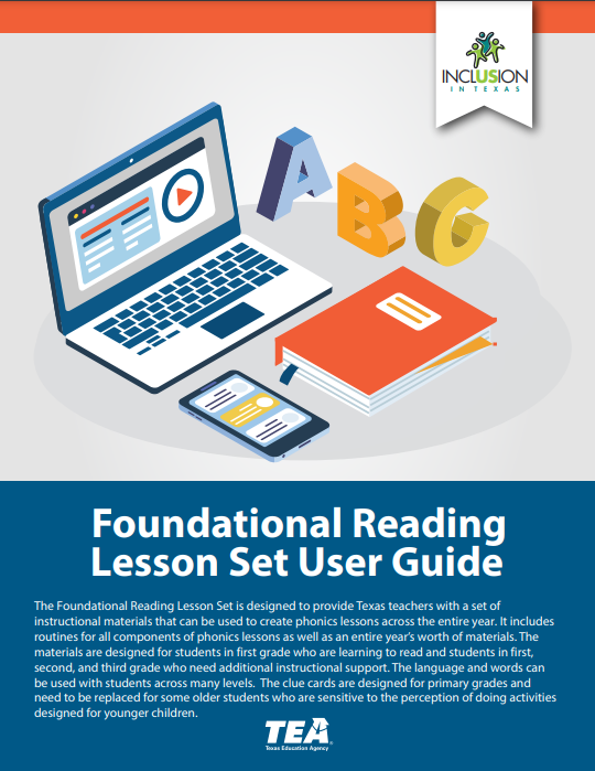 image of foundational reading lesson set cover