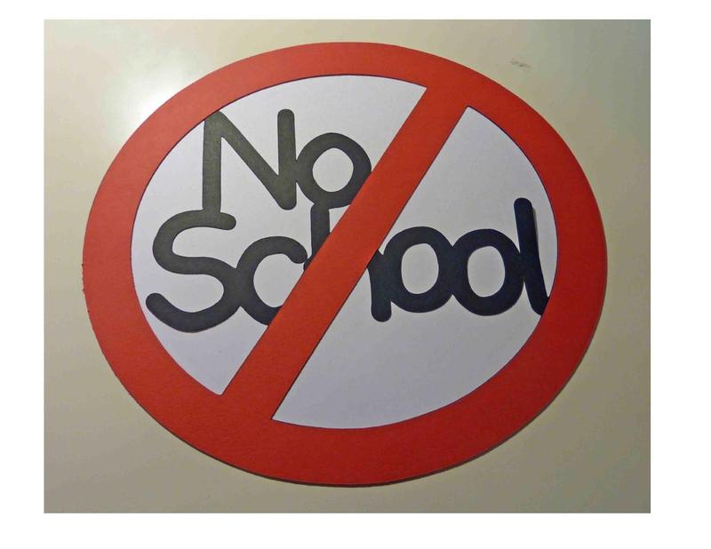 No School graphic
