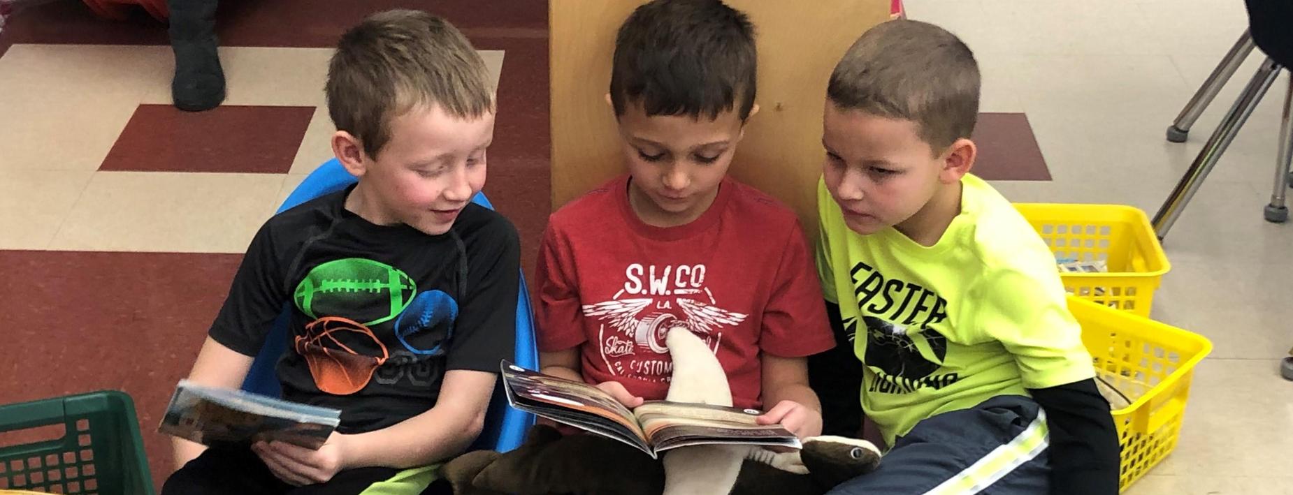 Reading together at ECC