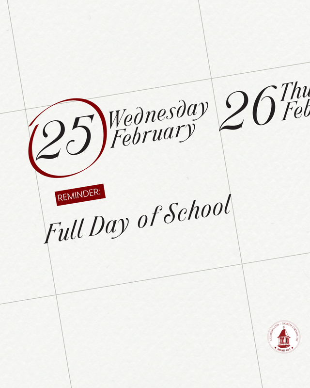 full day of school reminder