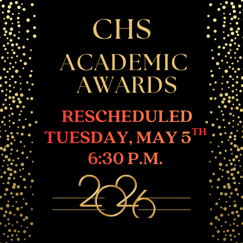 Academic Awards Rescheduled