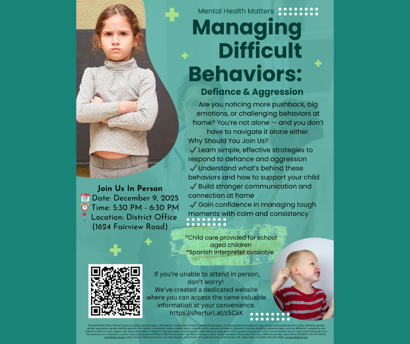 Managing Difficult Behaviors