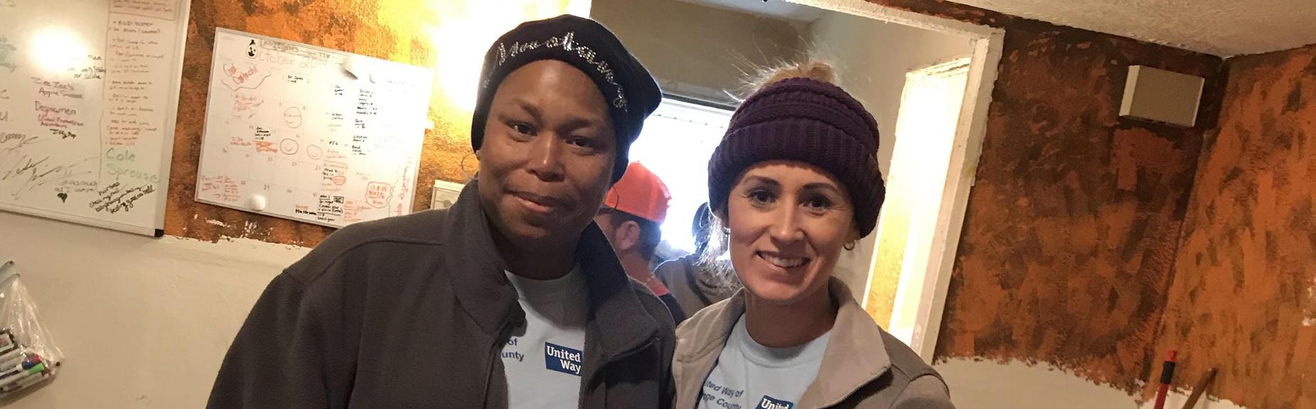 Day of Caring Mrs. McCain and Mrs. Sims