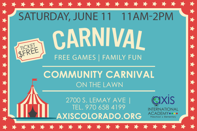 AXIS Community Carnival Flyer