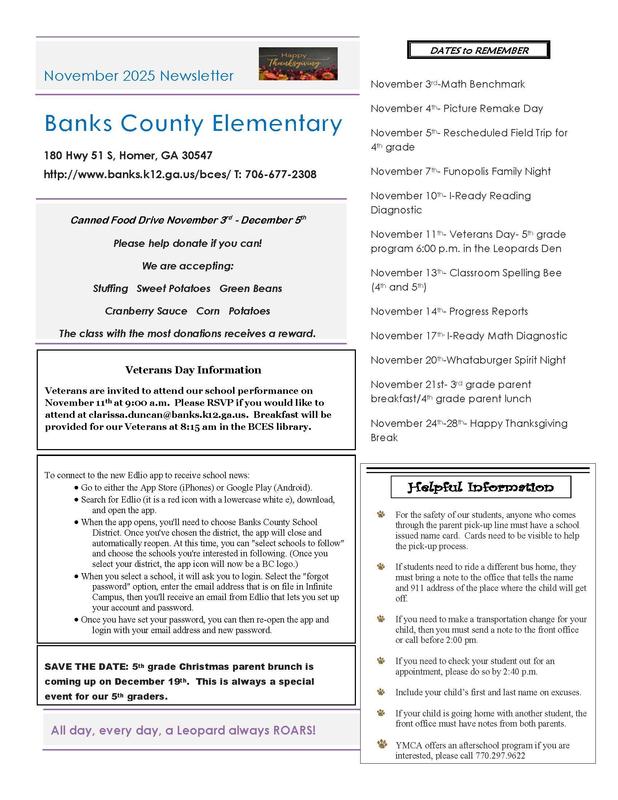 BCES Nov Newsletter