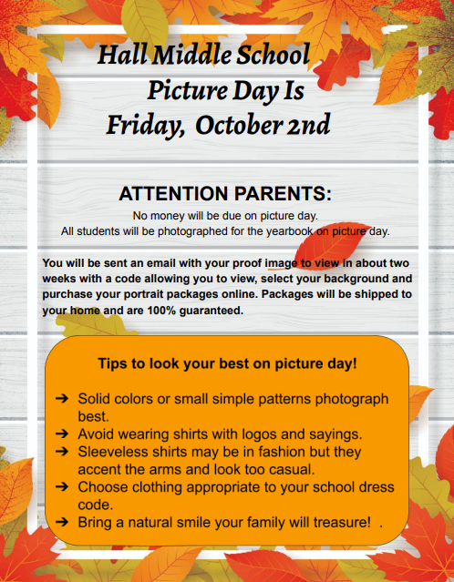 Yearbook Picture Day