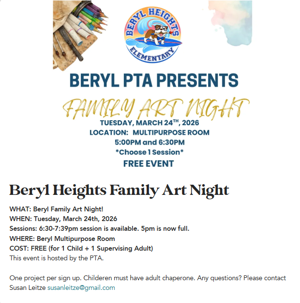Beryl's Family Art Night Featured Photo