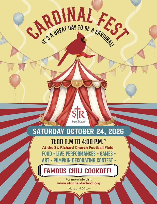 Cardinal Fest Save the Date - October 24th Featured Photo