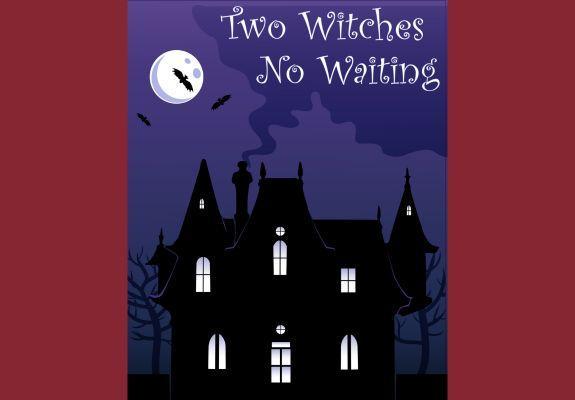 poster with a dark house and a bat in the moonlight for play