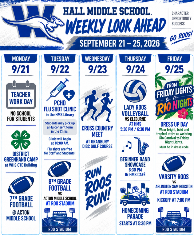 This Week at Hall! Featured Photo