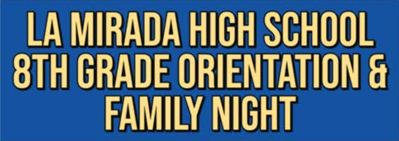 8th Grade Orientation & Family Night! 12/2 Featured Photo