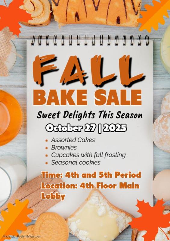 Fall Bake Sale Flyer
