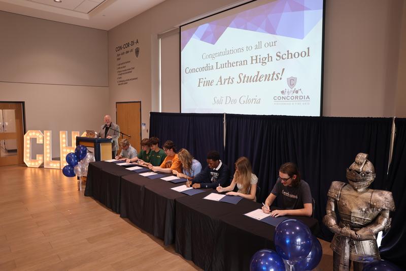 8 Concordia Fine Arts Senior Students Sign to Continue Pursuit in College
