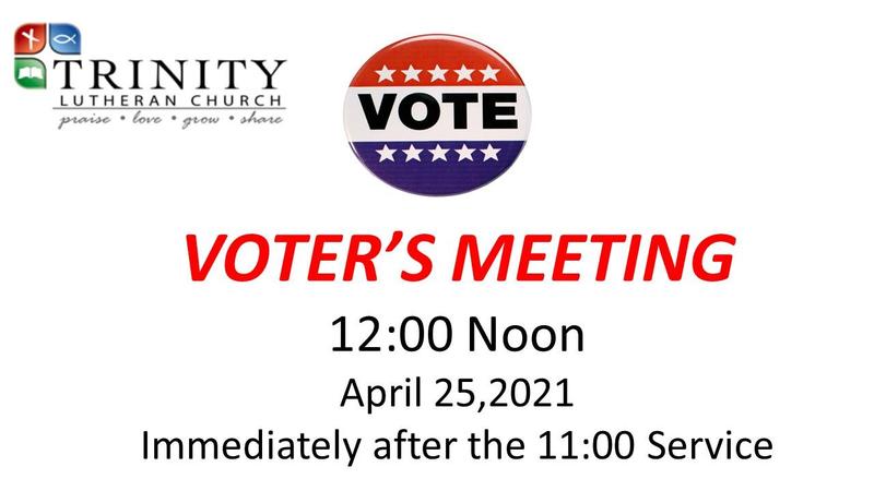 Special Voter's Meeting Featured Photo