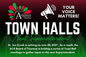 Town Hall Meetings for Next Superintendent