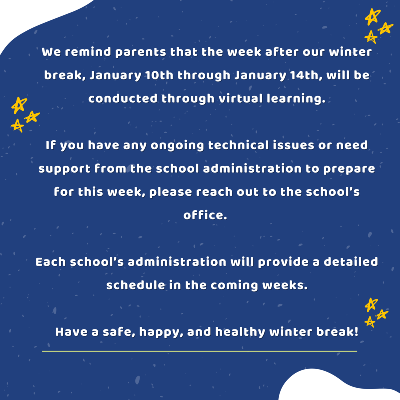 WINTER BREAK REMINDER Featured Photo